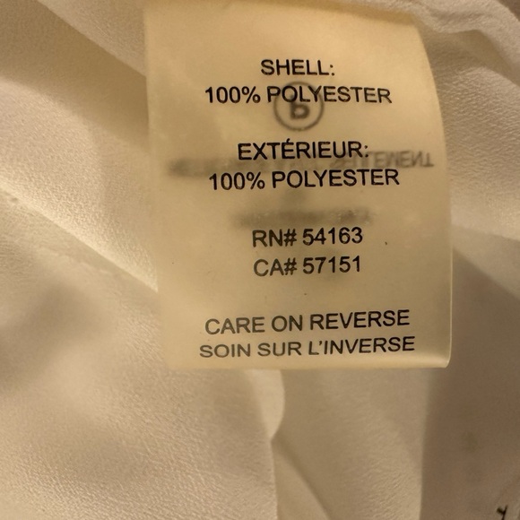 Ivanka Trump Cream Ruffled Off-Shoulder Blouse - Picture 7 of 9